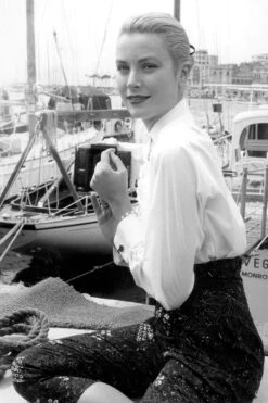 Grace Kelly During Cannes Festival On May 6, 1955