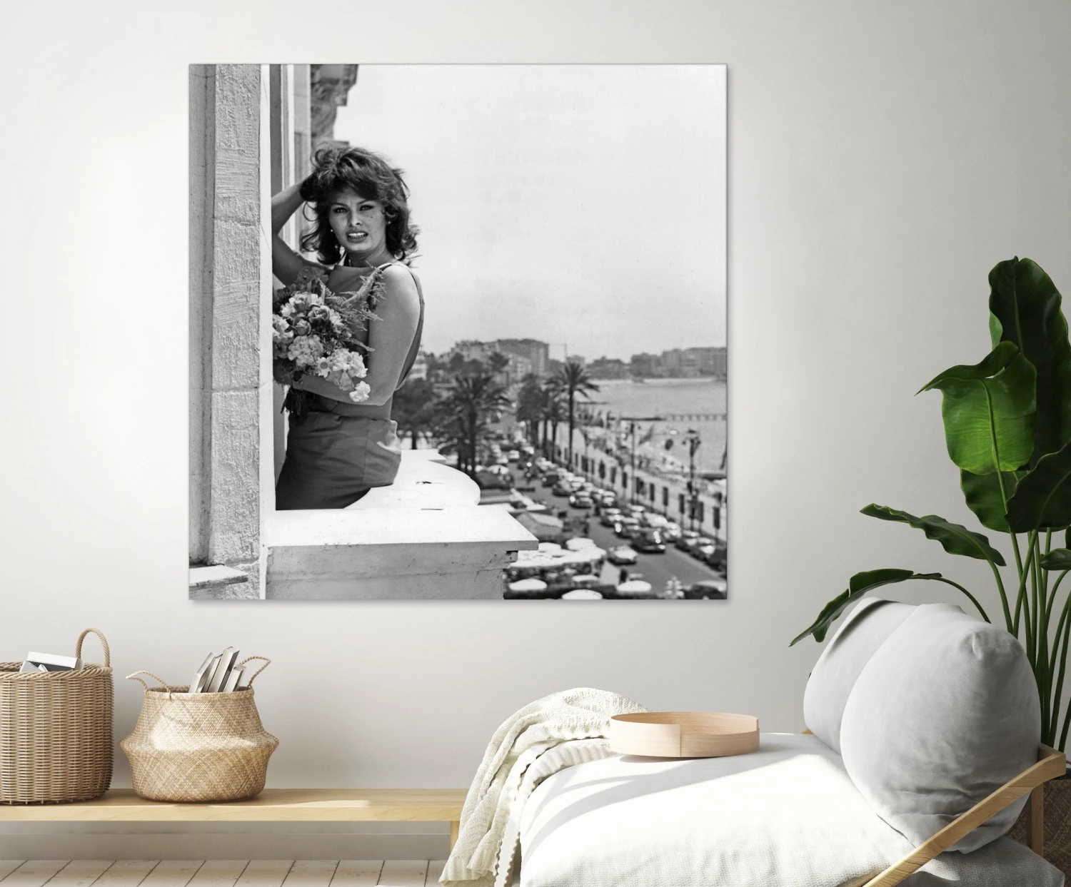 Sophia Loren During Cannes Festival On May 13, 1959 At The Balcony Of Carlton Hotel - Image 7