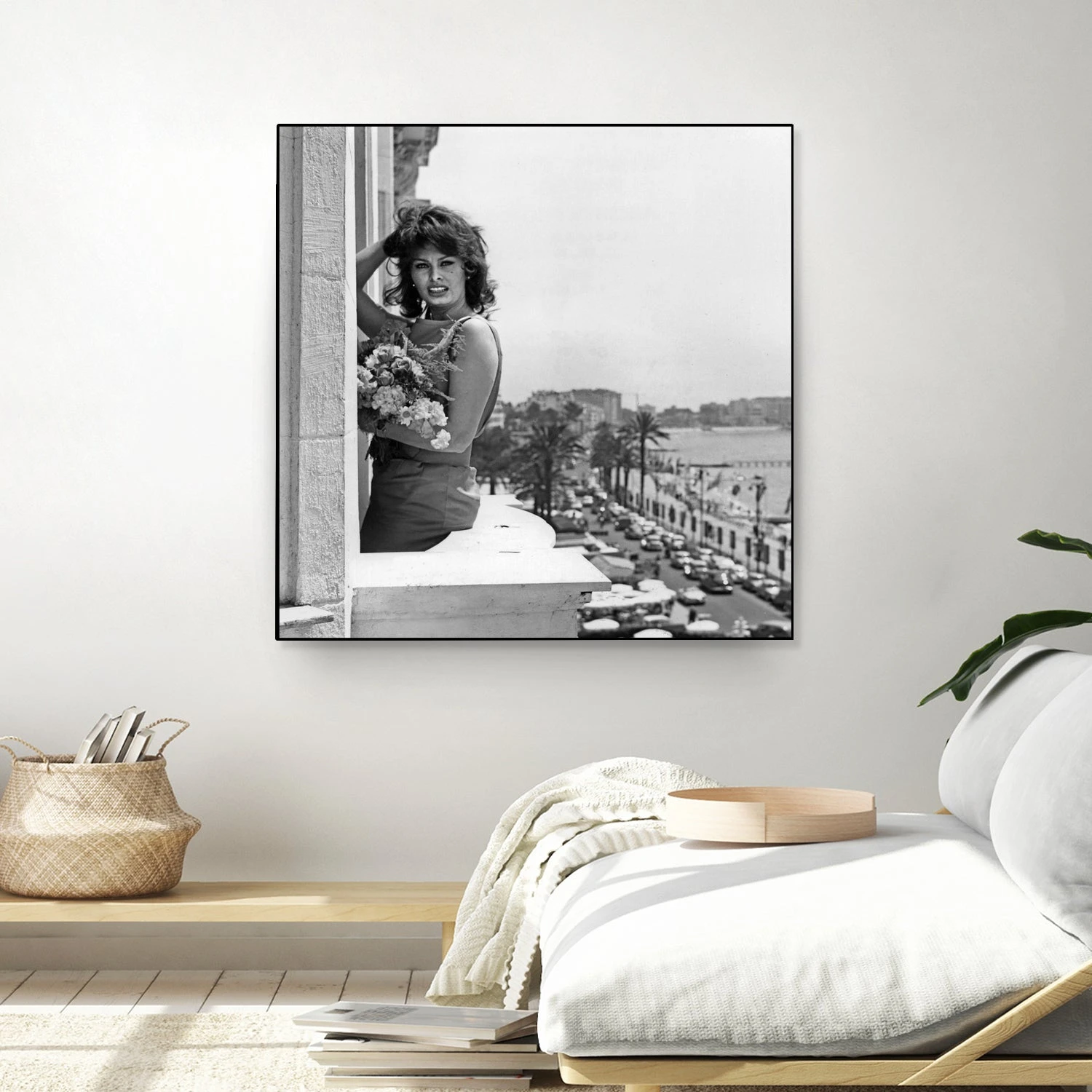 Sophia Loren During Cannes Festival On May 13, 1959 At The Balcony Of Carlton Hotel - Image 20