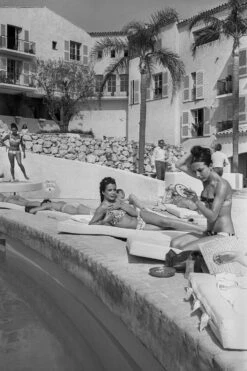 Opening Of Famous Luxury Hotel Byblos In Saint Tropez In 1967