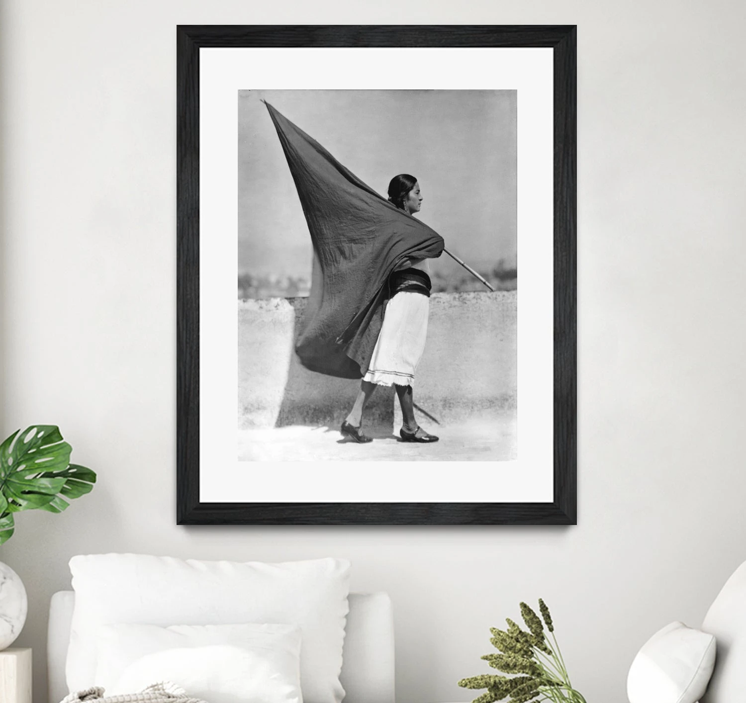 Woman With Flag, Mexico City, 1928 - Image 9