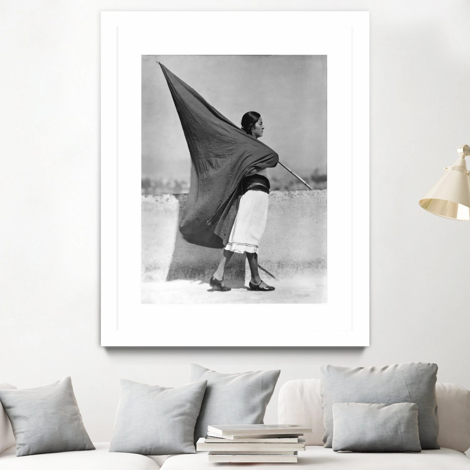 Woman With Flag, Mexico City, 1928 - Image 20