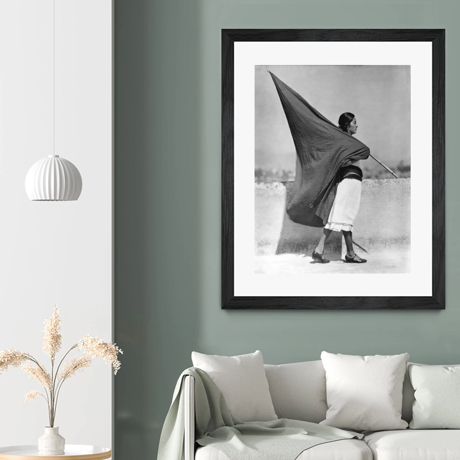 Woman With Flag, Mexico City, 1928 - Image 14