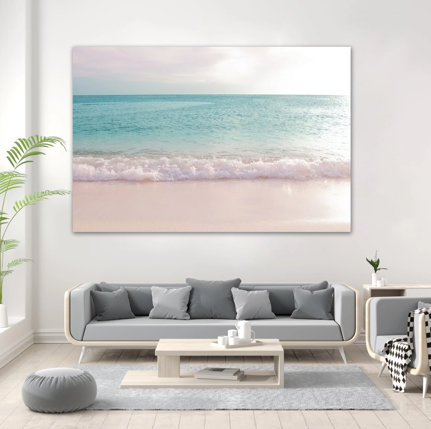 Soft Pastel Ocean Waves 1 - Image 9