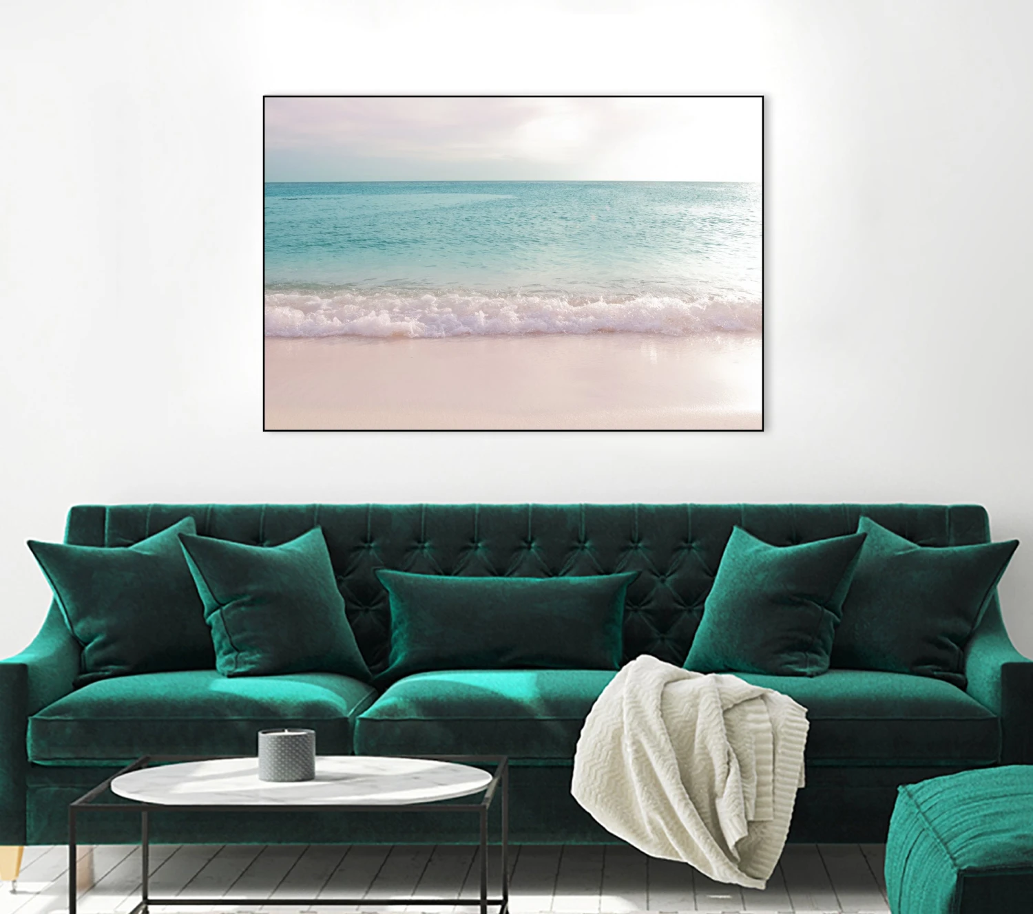 Soft Pastel Ocean Waves 1 - Image 17