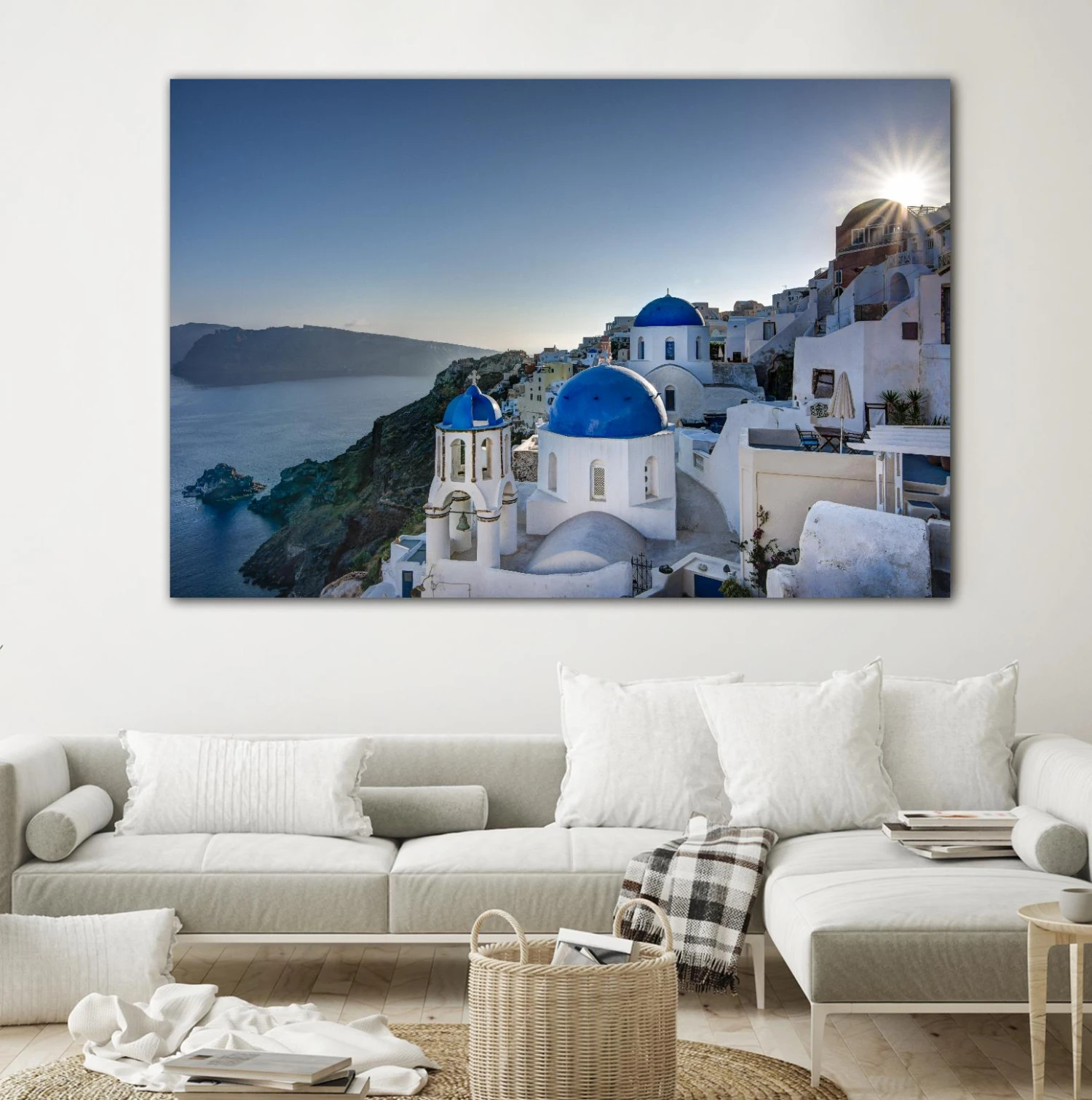 Beautiful Blue Domes Of Santorini, Greece - Image 5