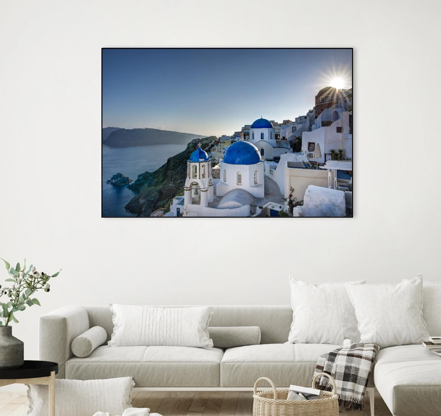 Beautiful Blue Domes Of Santorini, Greece - Image 16