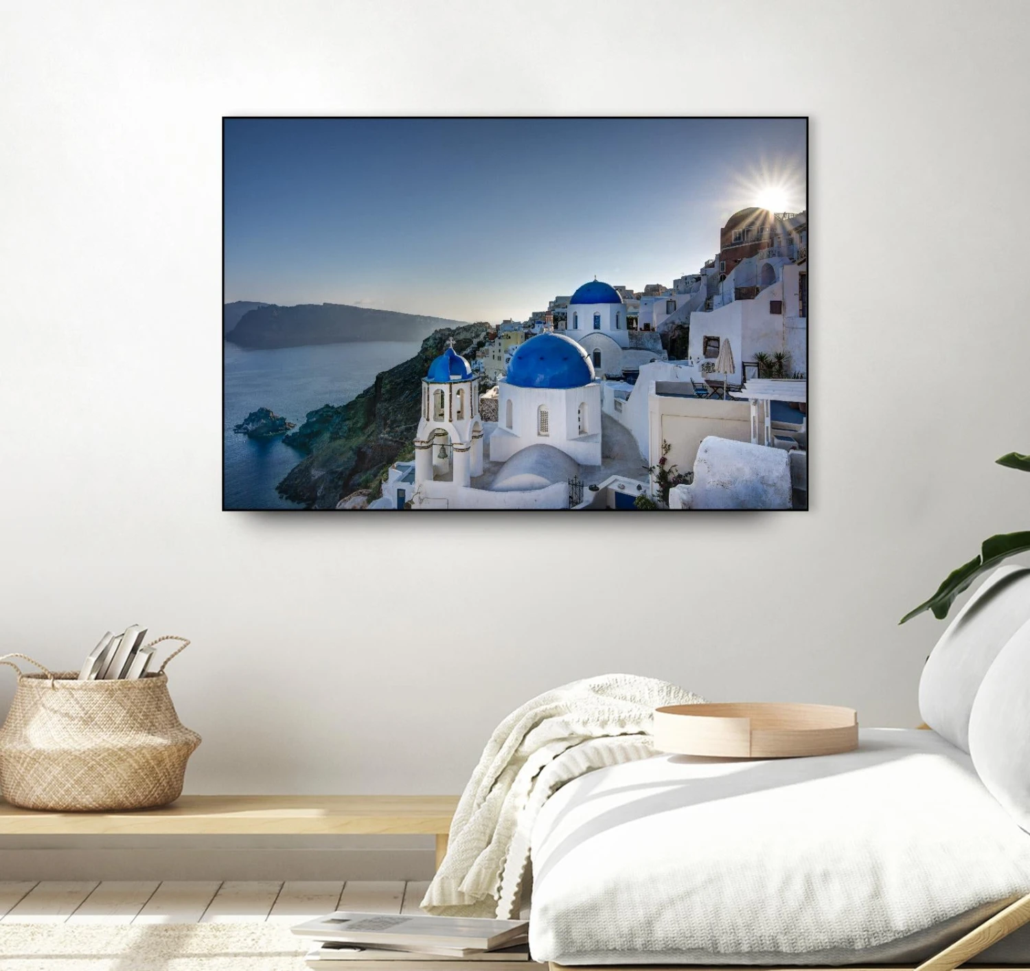 Beautiful Blue Domes Of Santorini, Greece - Image 13