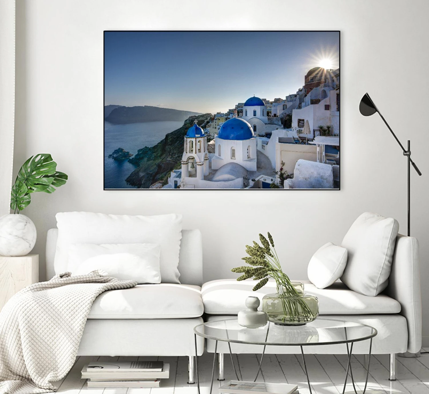 Beautiful Blue Domes Of Santorini, Greece - Image 12