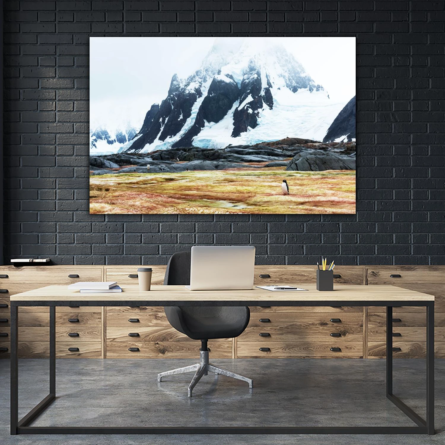 Crossing The Green Algae Field, Antarctica - Image 10