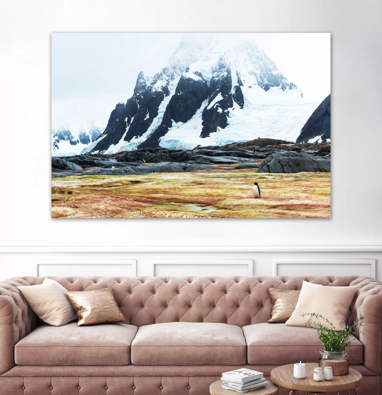 Crossing The Green Algae Field, Antarctica - Image 3