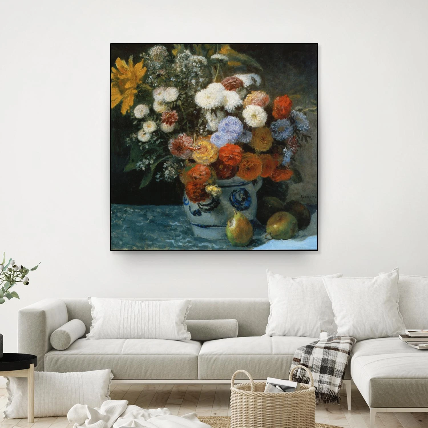 Fleurs Dans Un Pot En Faïance - Image 8