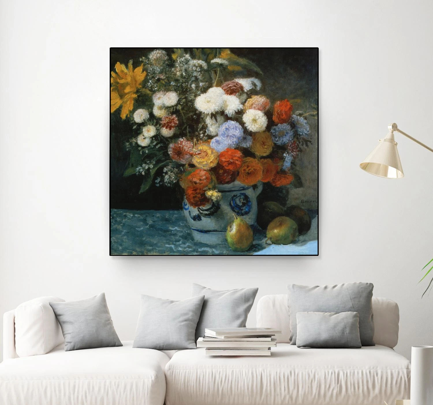 Fleurs Dans Un Pot En Faïance - Image 4