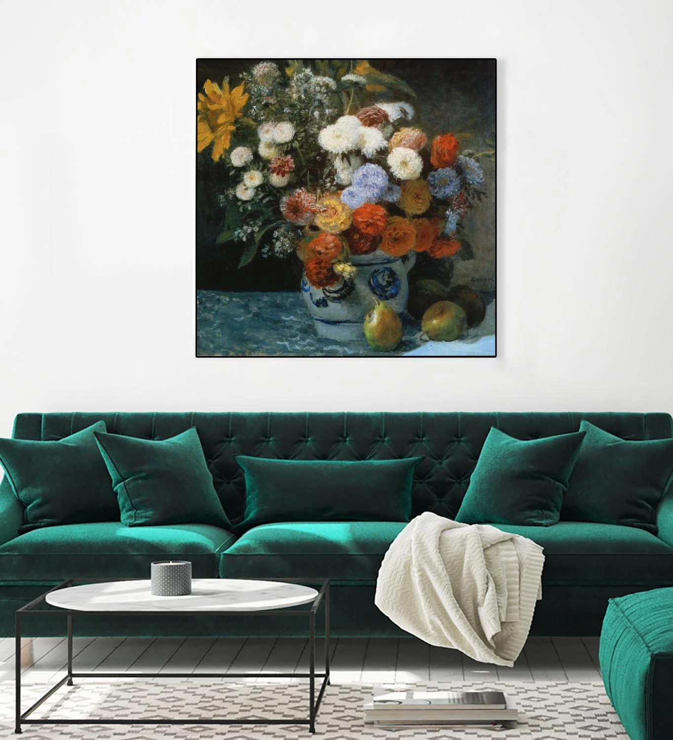 Fleurs Dans Un Pot En Faïance - Image 11