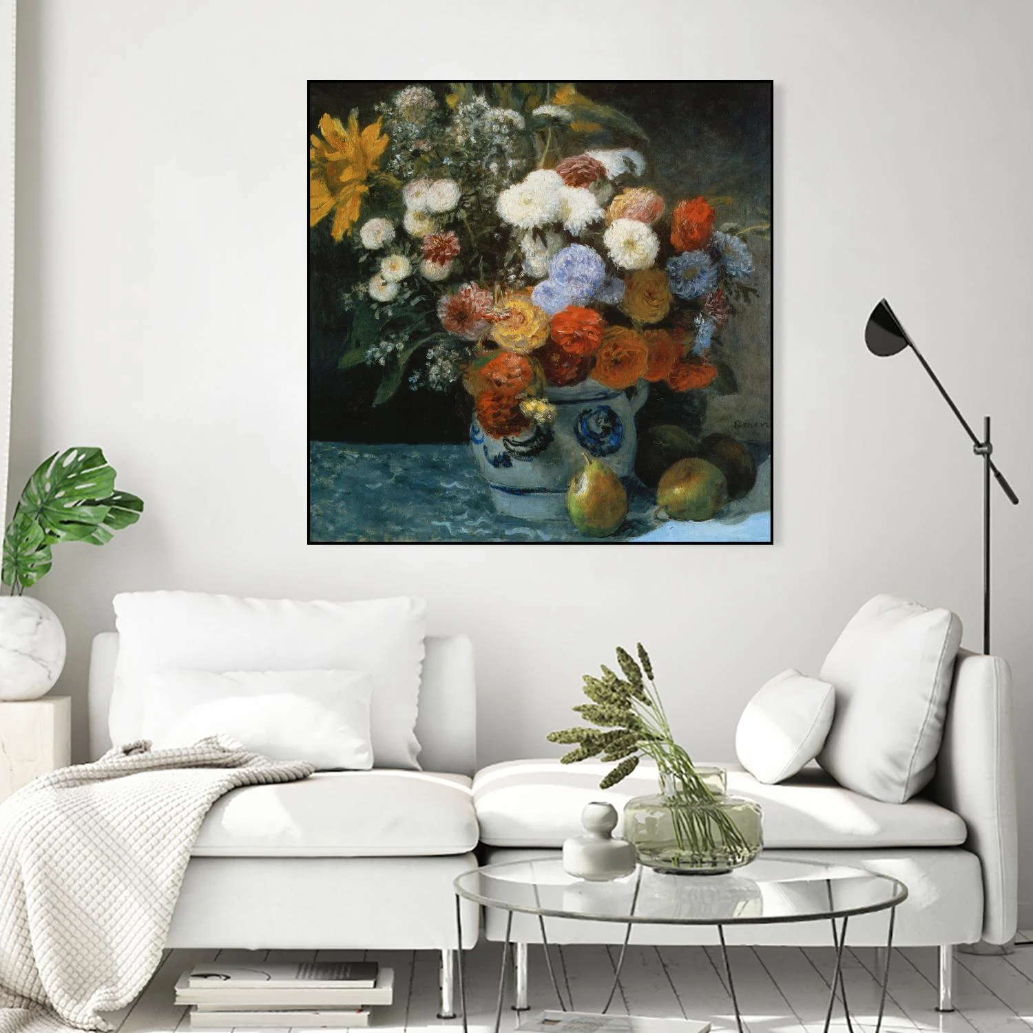 Fleurs Dans Un Pot En Faïance - Image 2