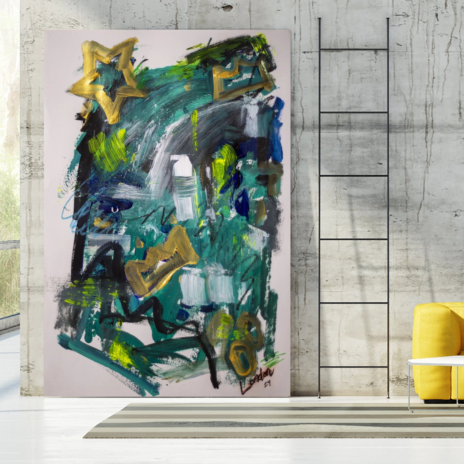 Study In Kline No 1 - Image 4