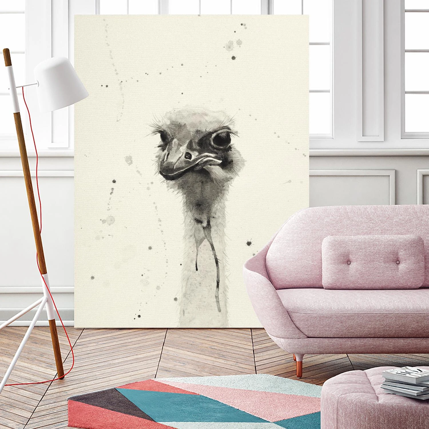Watercolor Ostrich 2 - Image 11
