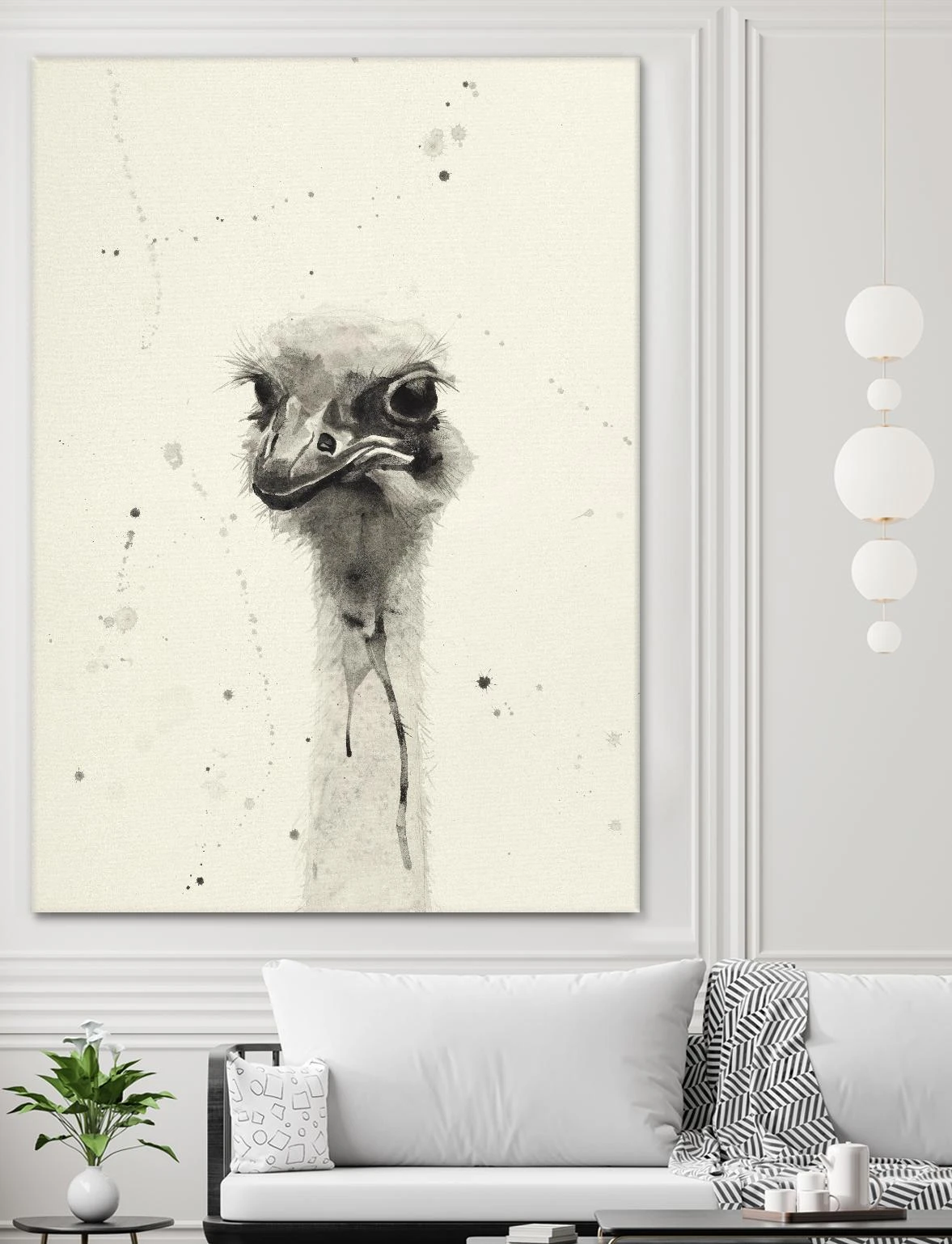 Watercolor Ostrich 2 - Image 10