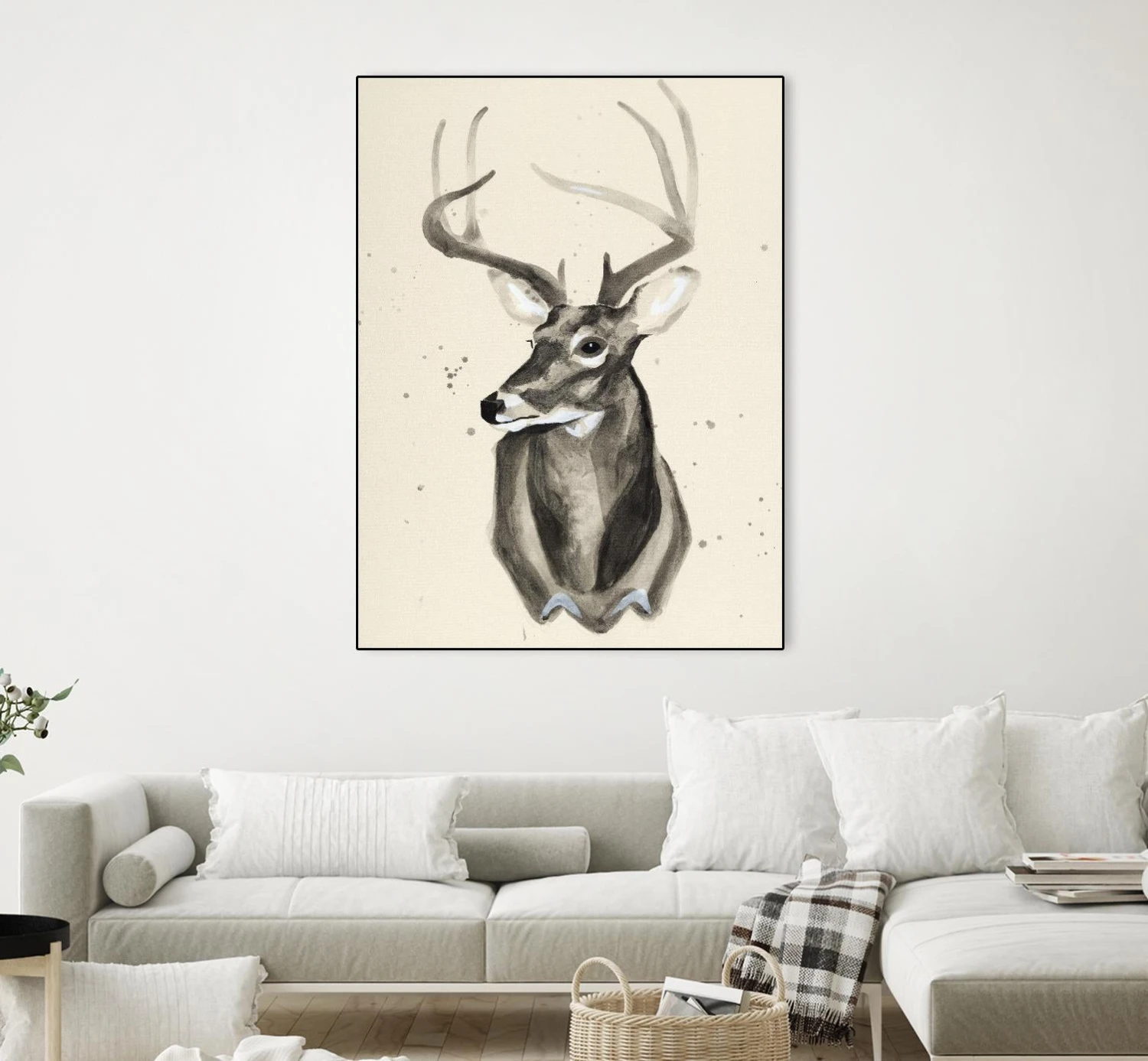 Watercolor Deer Head 3 - Image 18