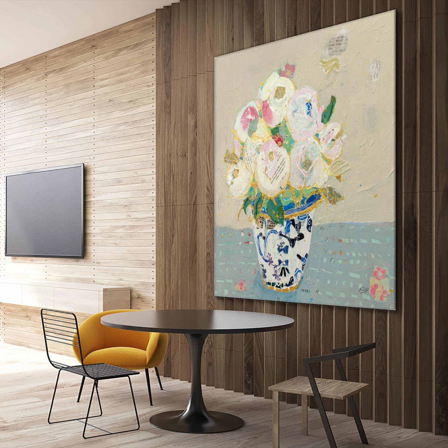 Kristens Peonies Neutral - Image 13