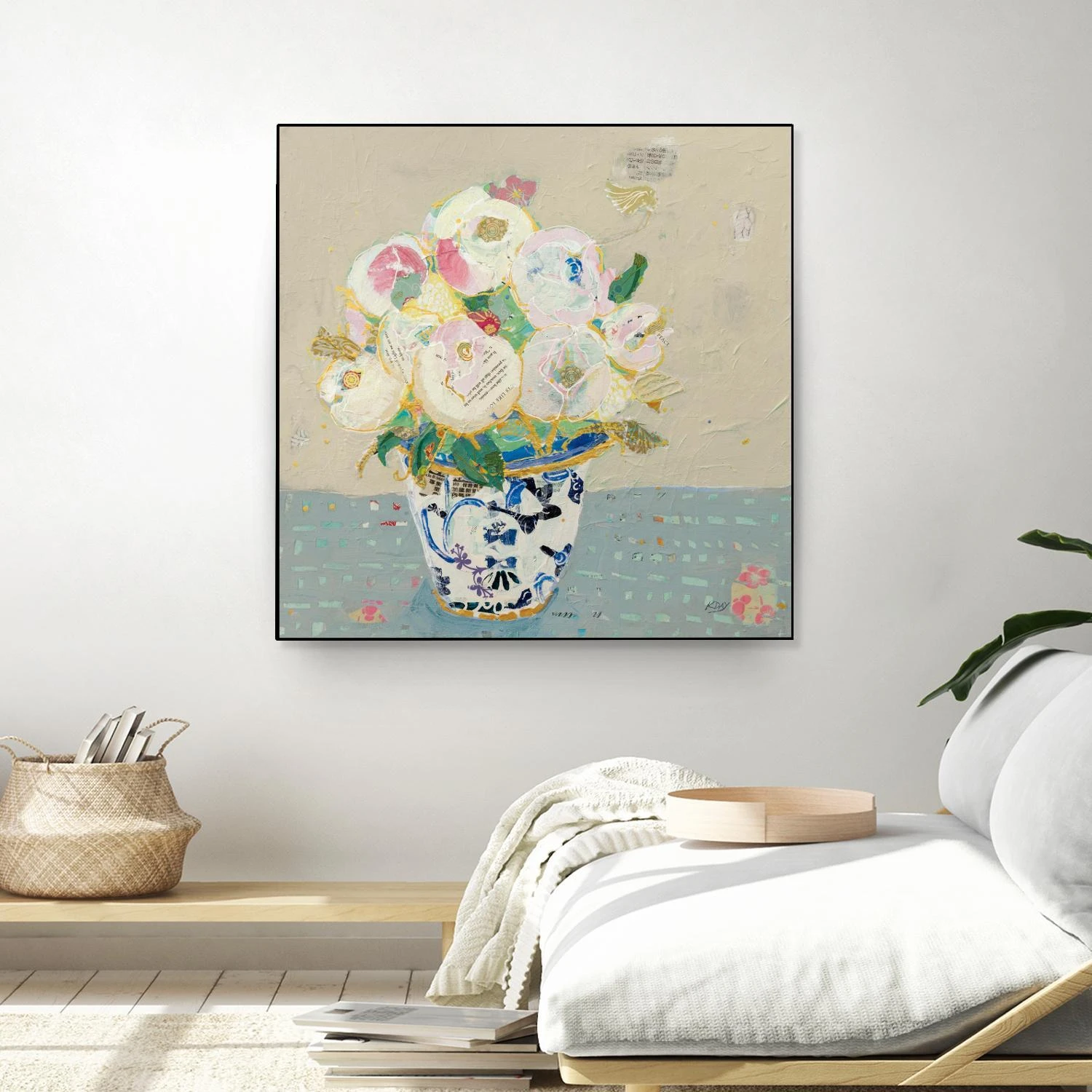 Kristens Peonies Neutral - Image 20