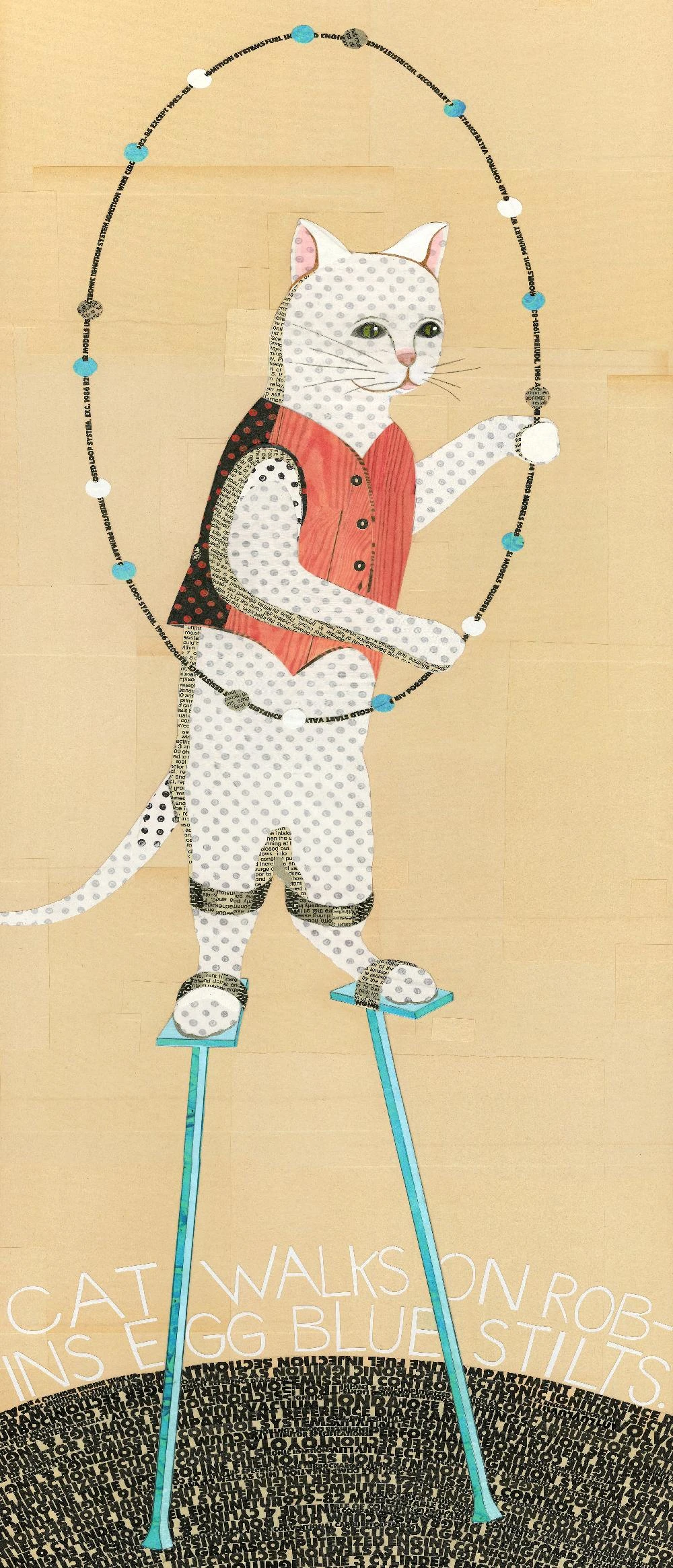 Cat On Stilts