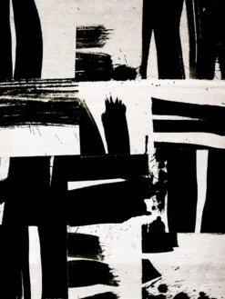 Wabi Sabi Black And White Abstract