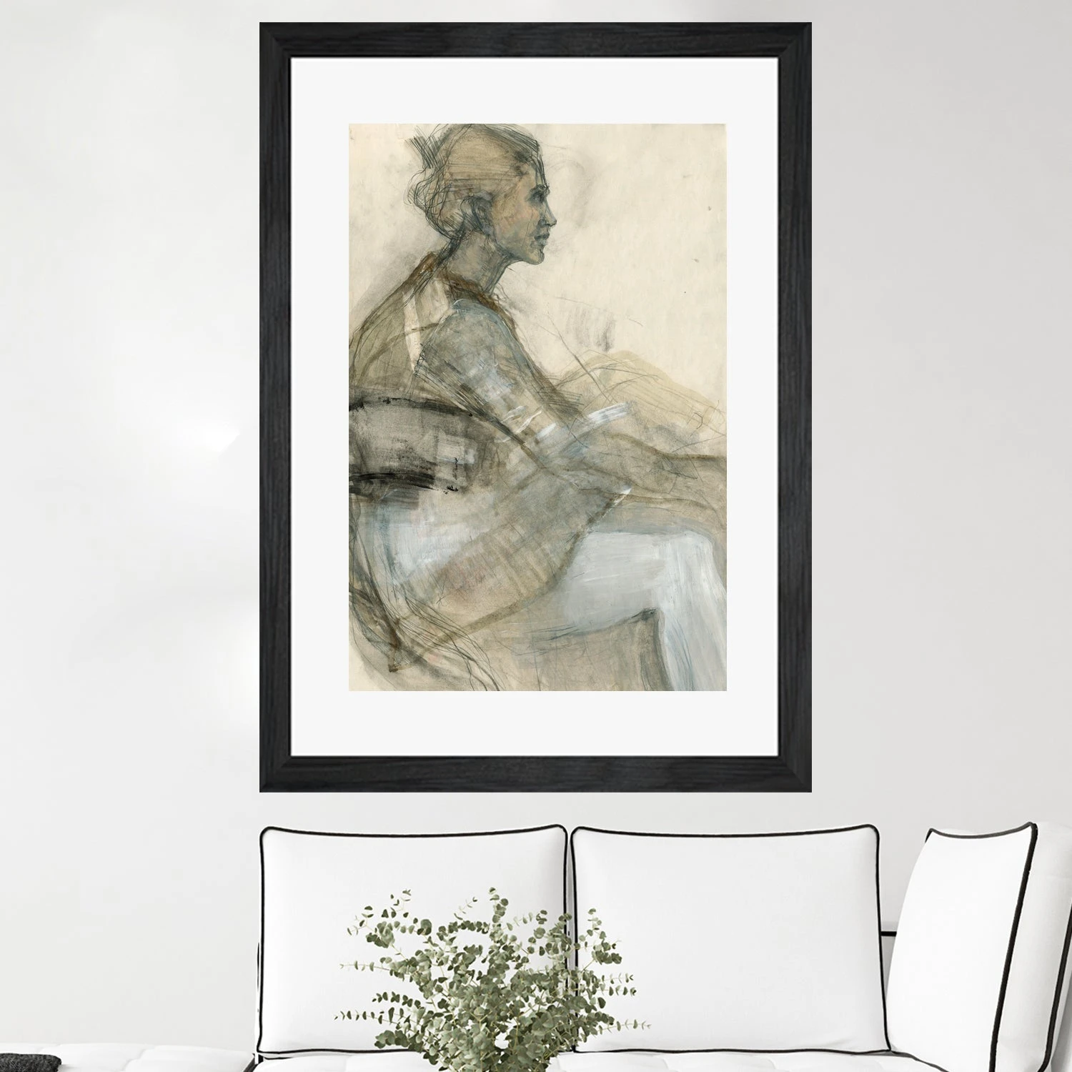 Sketch Of A Woman Figure - Image 8