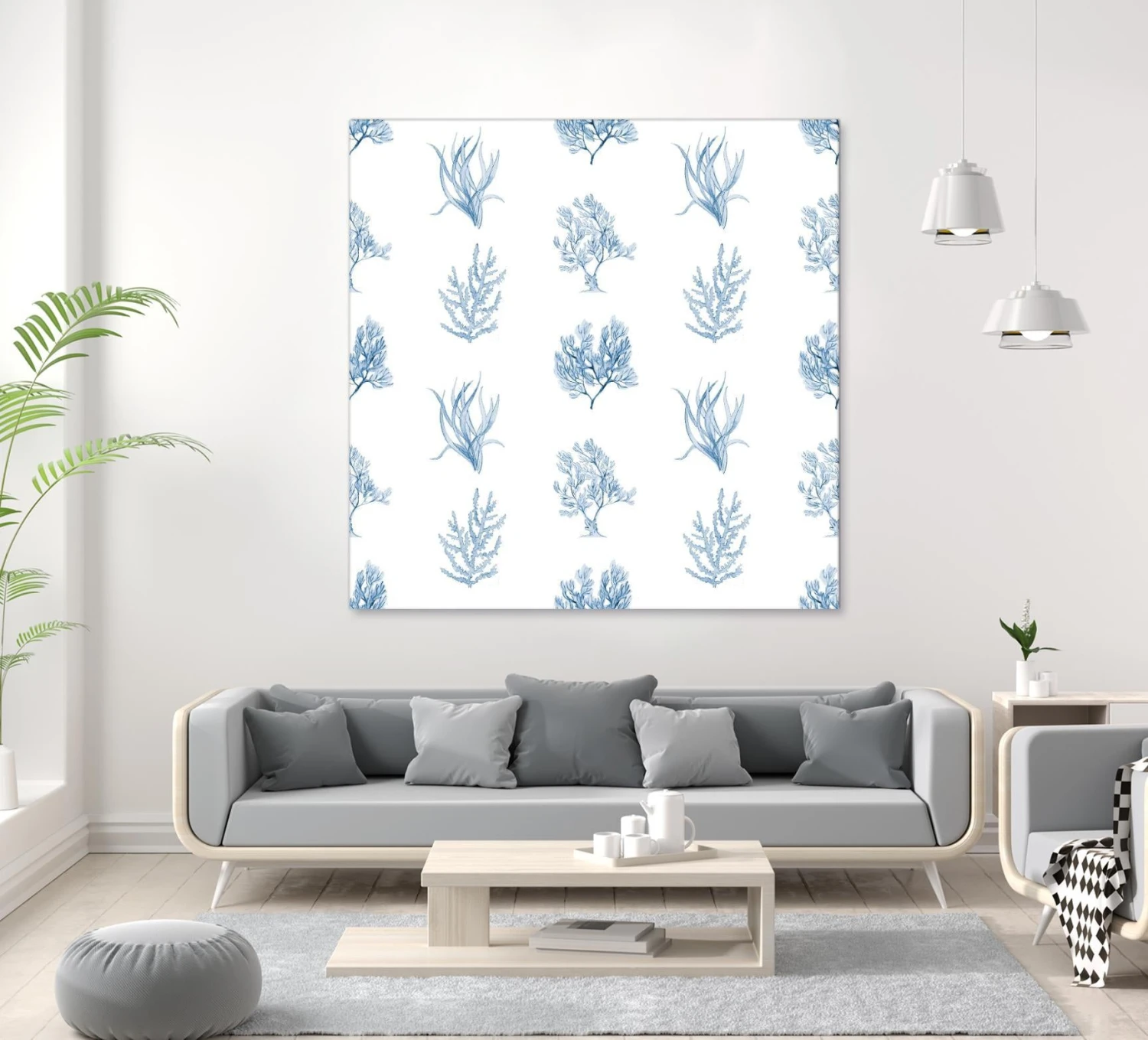 Blue Seagrass Pattern - Image 10