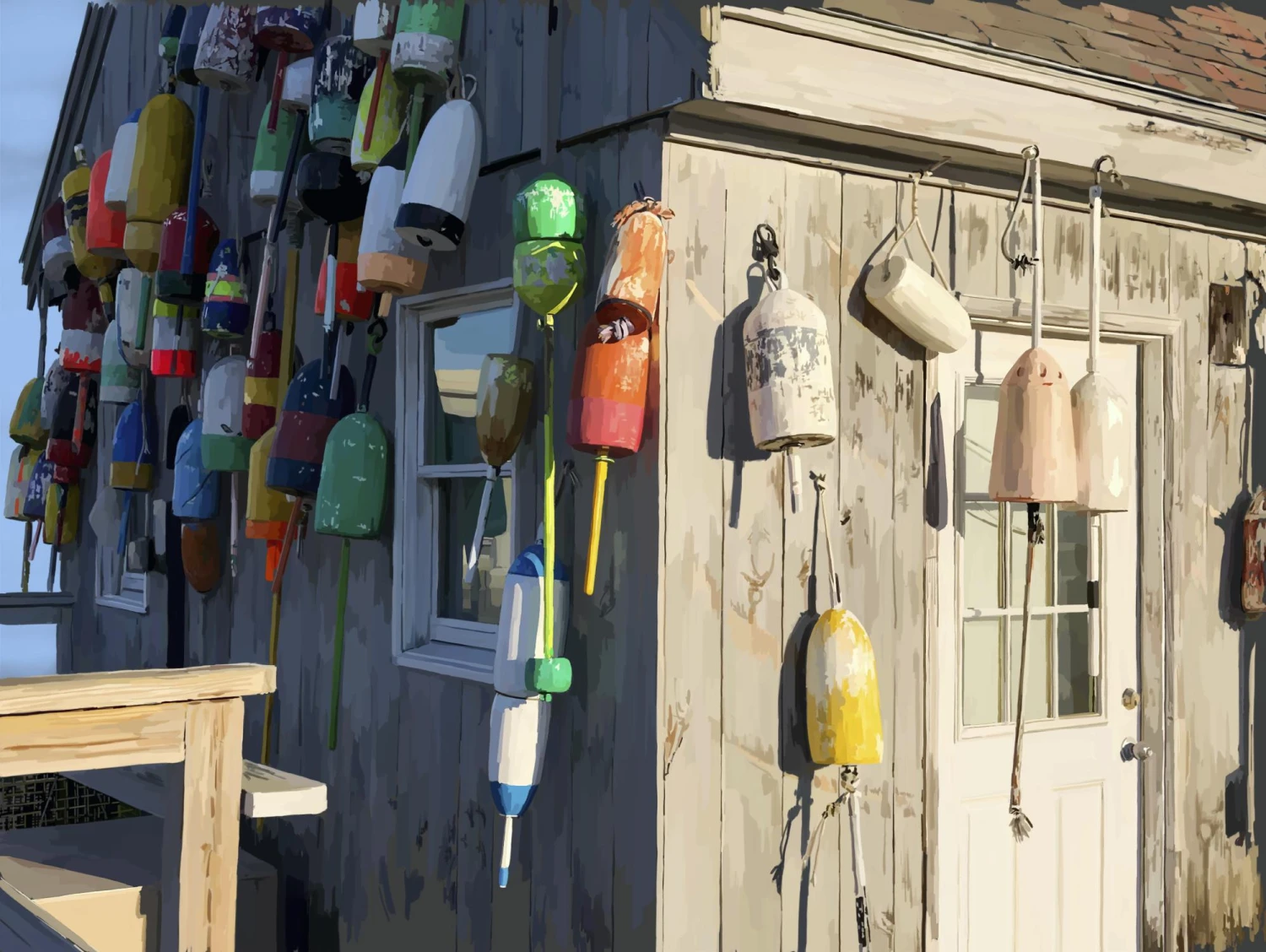 Hut On Badgers Island I